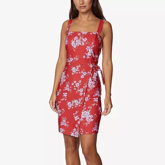 Betsey Johnson Petite Floral A-Line Dress - Picture 6 of 16